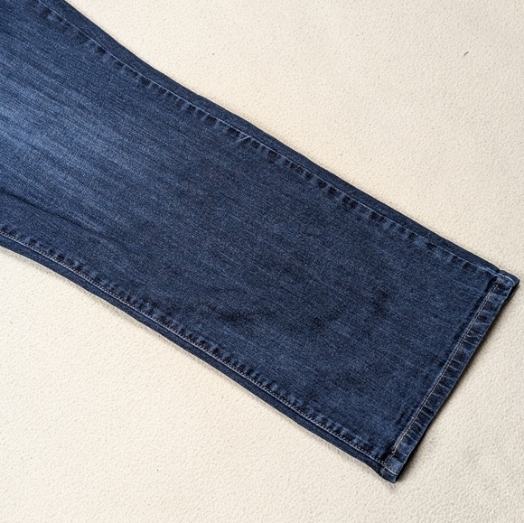 Women's Levi's 505 Straight Leg Stretch Jeans Medium Wash Size 16 35x28.5 - Picture 5 of 16